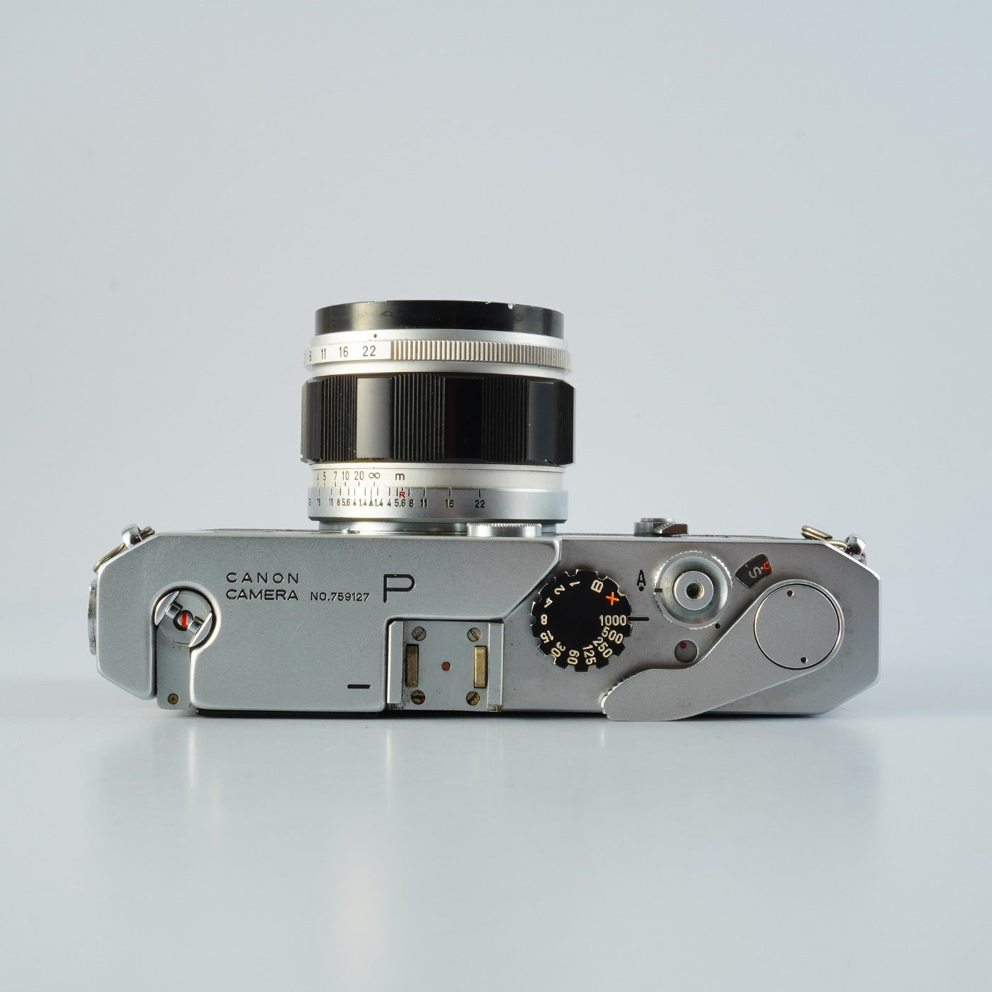 Canon P型　50mm F:1.4 フィルムカメラ SERVICED & TESTED】 Canon P + 50mm F/1.4 レンジファインダー