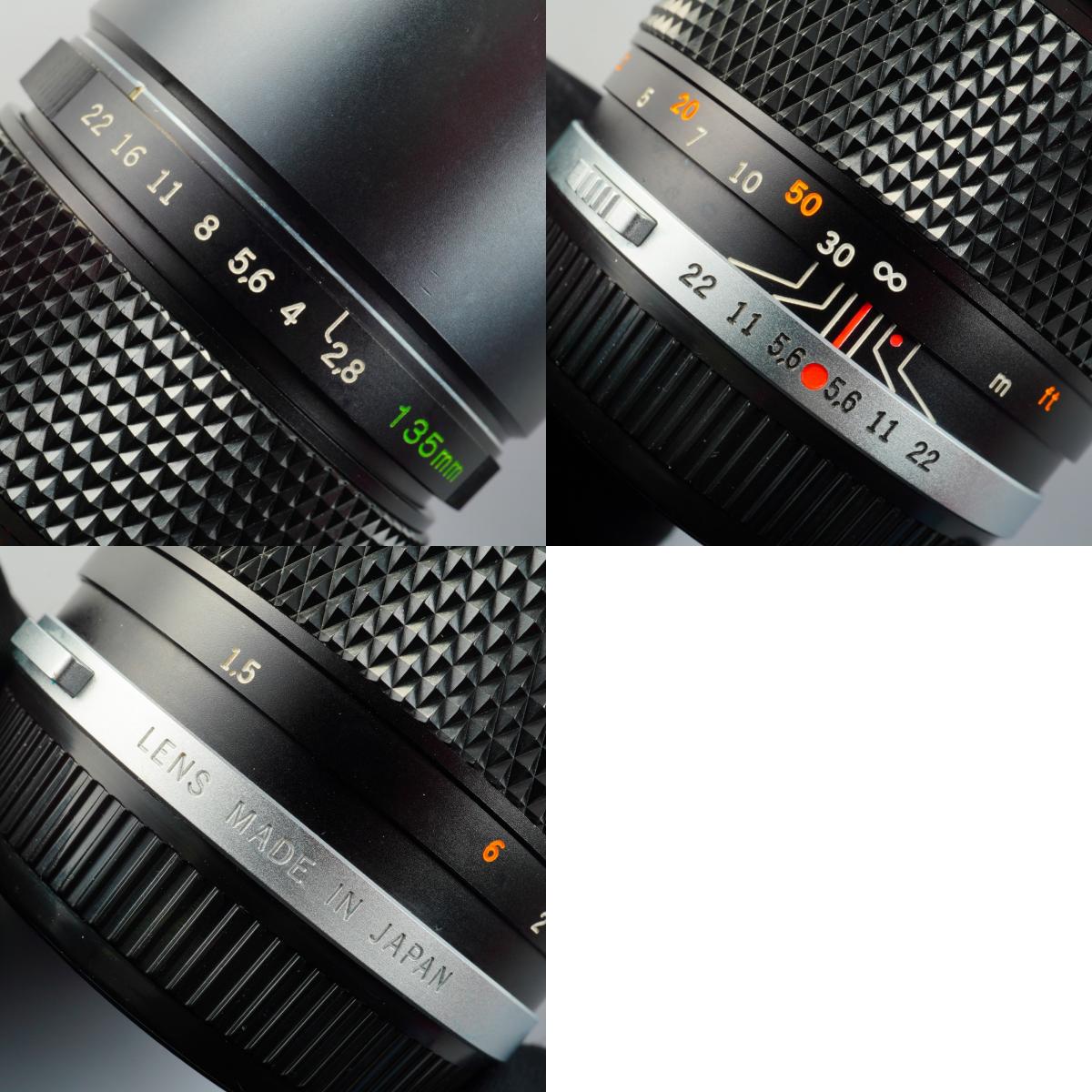 OLYMPUS OM-SYSTEM ZUIKO MC AUTO-T 135mm F/2.8 単焦点レンズ