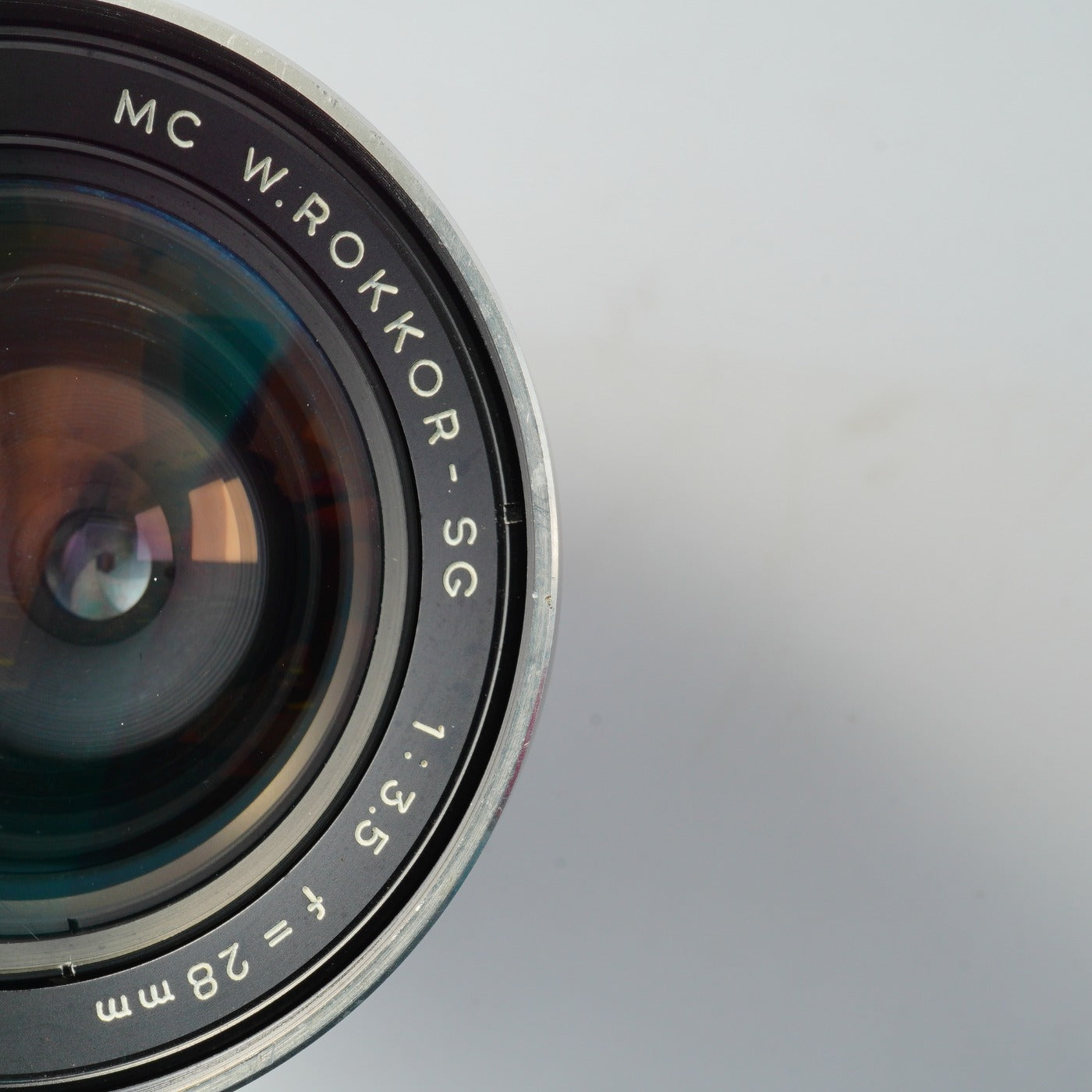 MINOLTA MC W.Rokkor SG 28mm F/3.5 単焦点レンズ