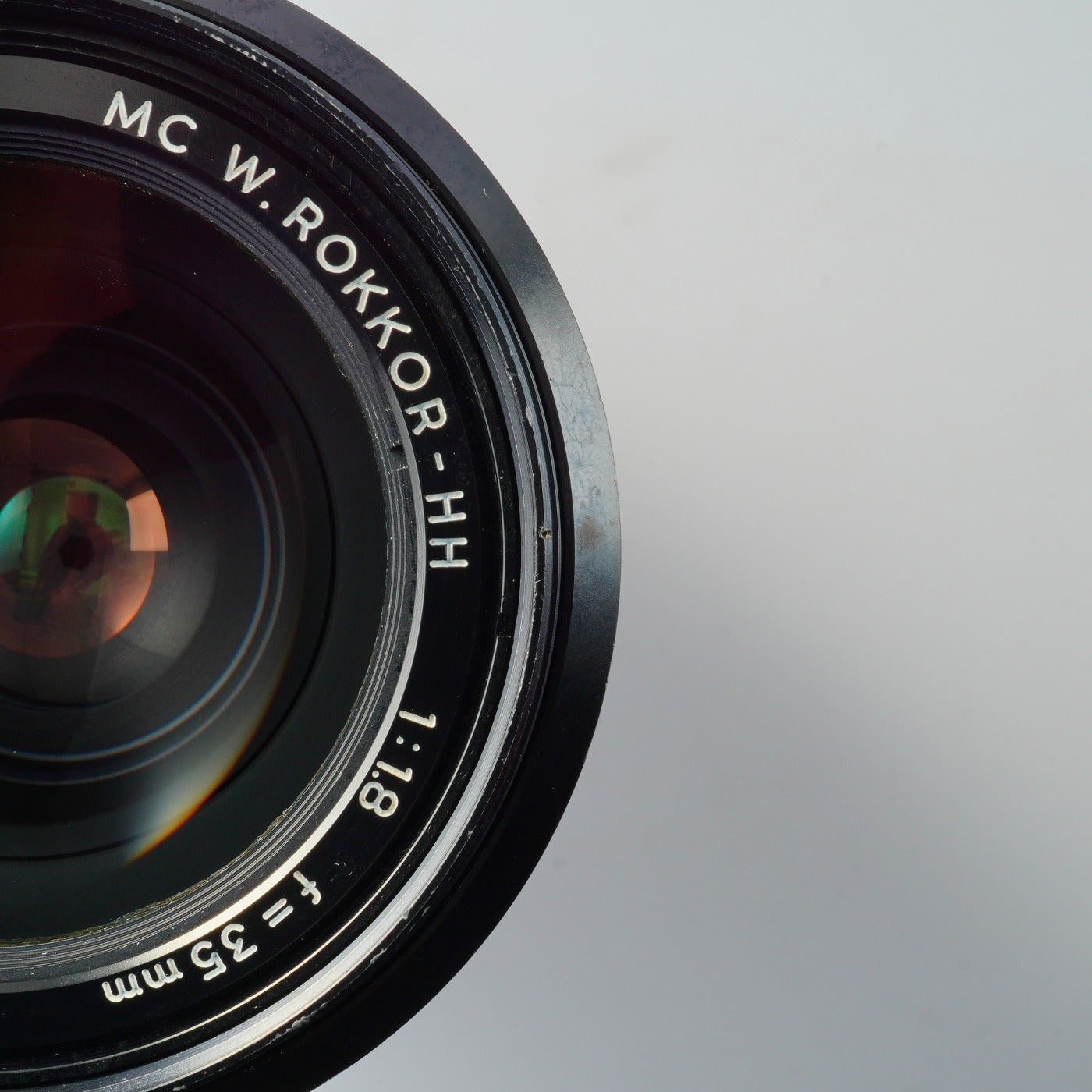 MINOLTA MC W.ROKKOR HH 35mm F/1.8 単焦点レンズ