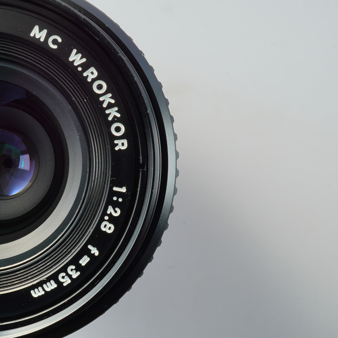 MINOLTA MC W.Rokkor 35mm F/2.8 単焦点レンズ