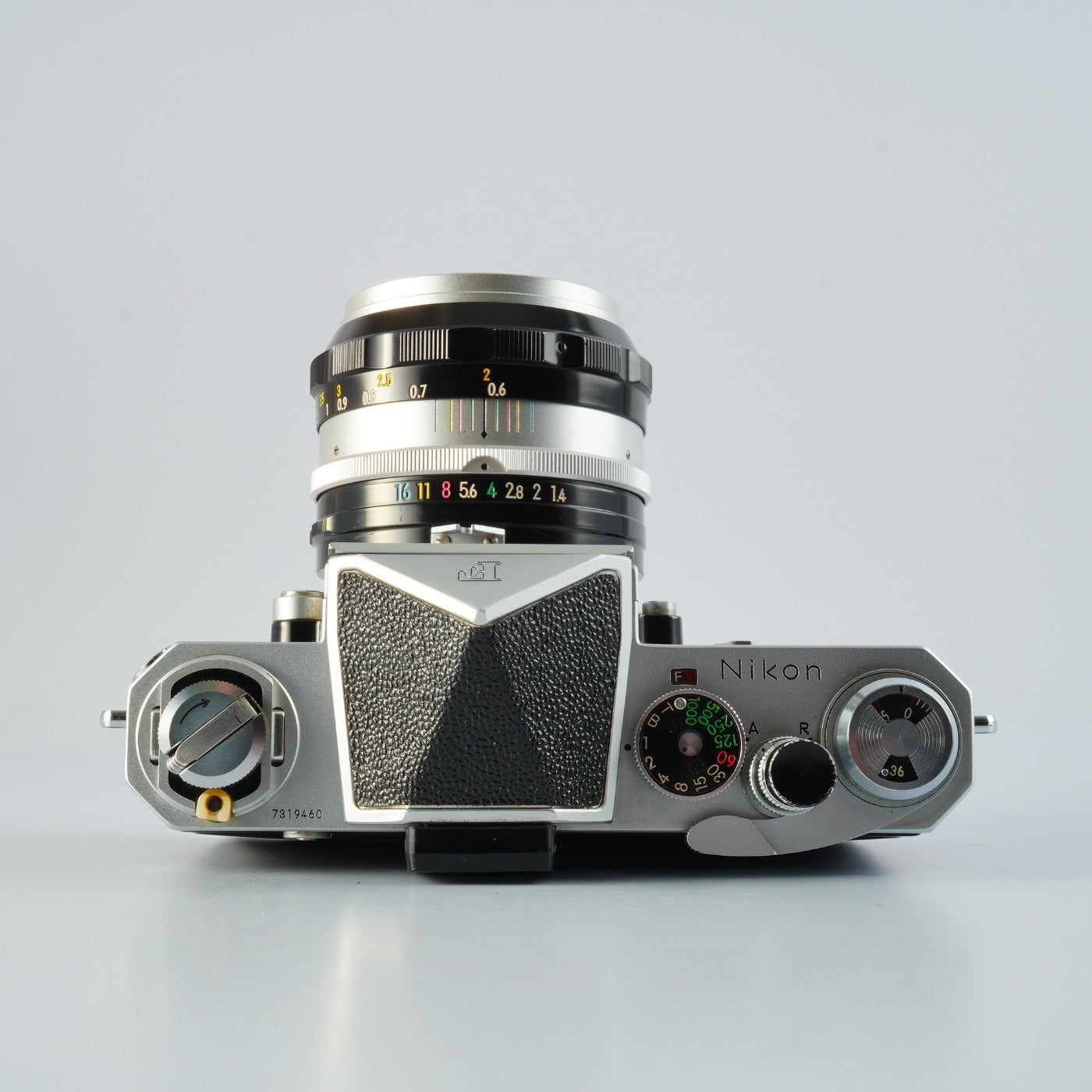 【Serviced】 Nikon F Eyelevel Silver + NIKKOR 50mm F/1.4 MF フィルム一眼レフカメラ