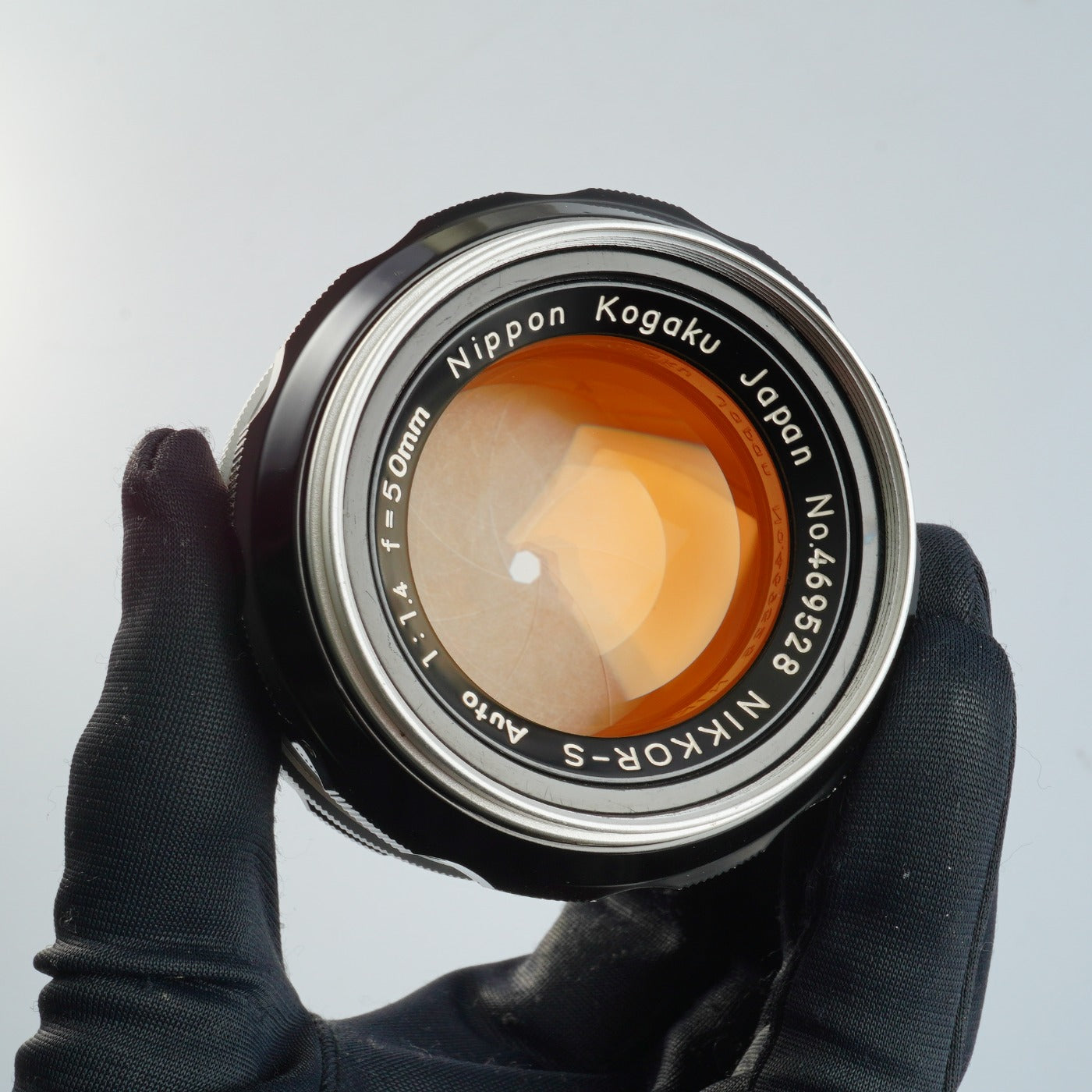 【Serviced】 Nikon F Eyelevel Silver + NIKKOR 50mm F/1.4 MF フィルム一眼レフカメラ