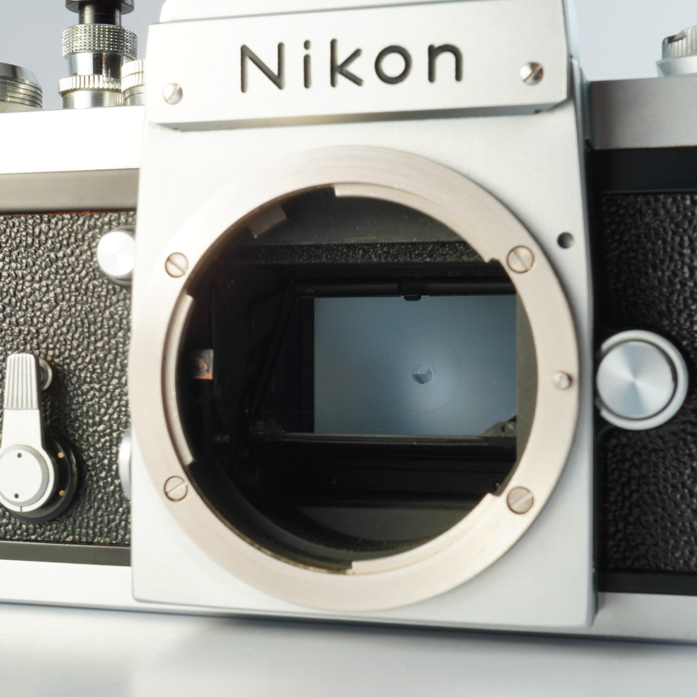 【Serviced】 Nikon F Eyelevel Silver + NIKKOR 50mm F/1.4 MF フィルム一眼レフカメラ