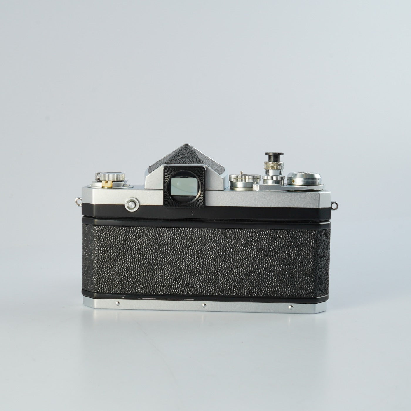 【Serviced】 Nikon F Eyelevel Silver + NIKKOR 50mm F/1.4 MF フィルム一眼レフカメラ