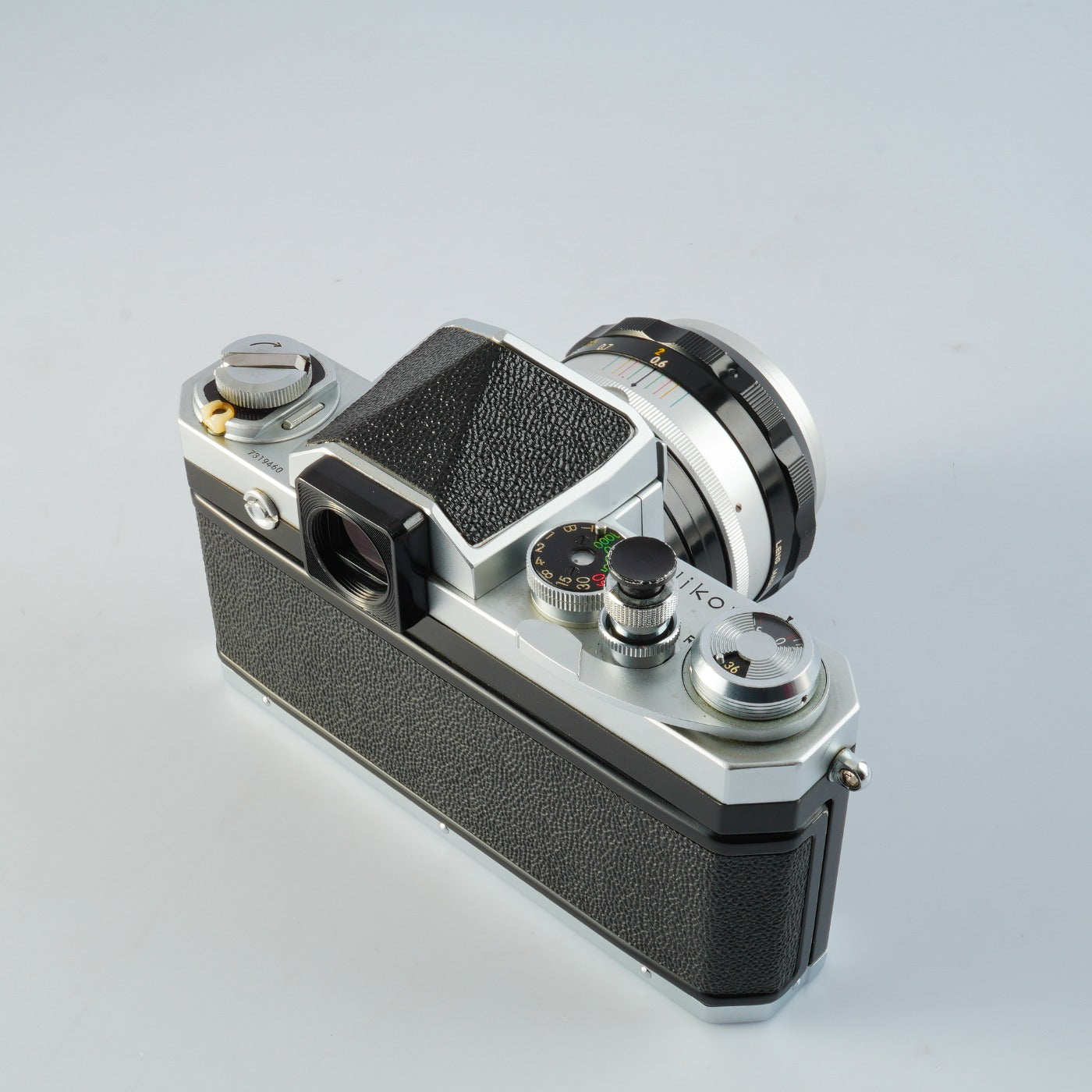 【Serviced】 Nikon F Eyelevel Silver + NIKKOR 50mm F/1.4 MF フィルム一眼レフカメラ