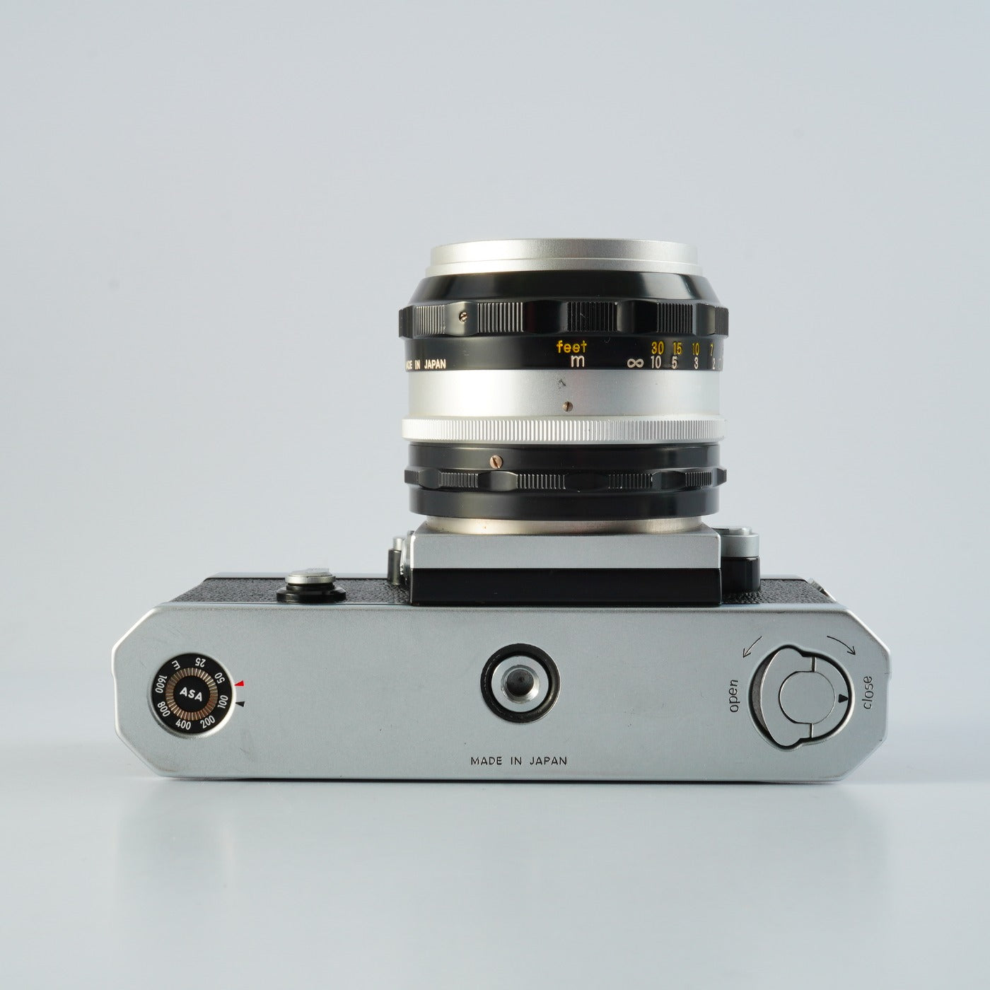 【Serviced】 Nikon F Eyelevel Silver + NIKKOR 50mm F/1.4 MF フィルム一眼レフカメラ