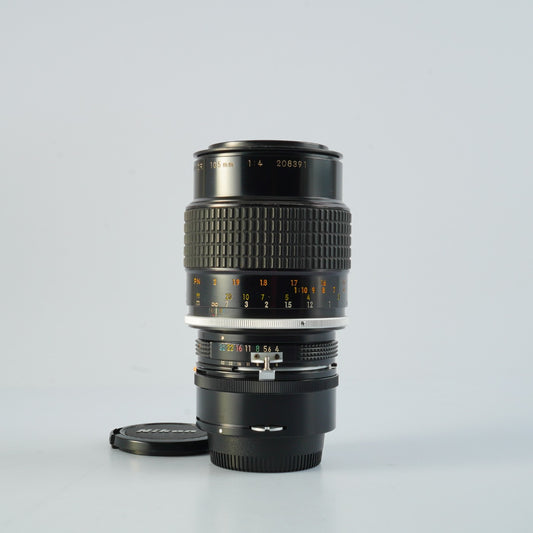 Nikon 非Ai Micro-NIKKOR 105mm F/4 + PK-3 27.5 単焦点レンズ