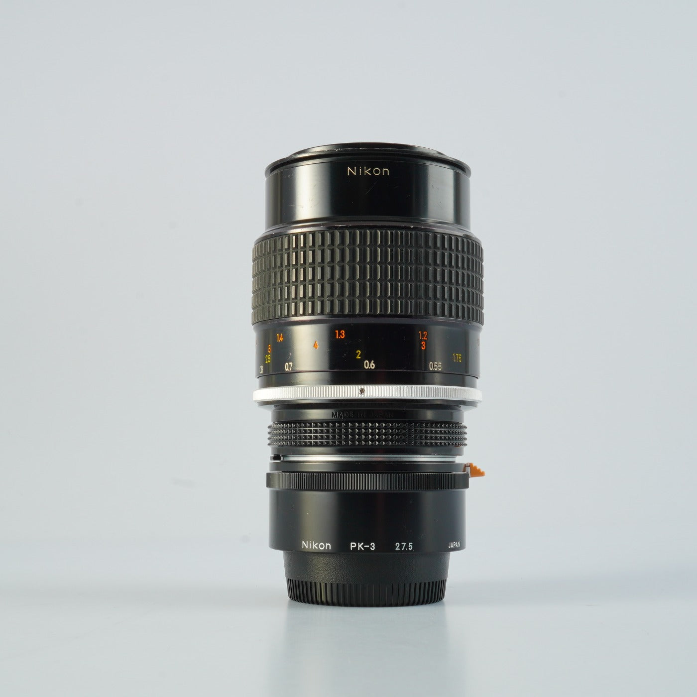 Nikon 非Ai Micro-NIKKOR 105mm F/4 + PK-3 27.5 単焦点レンズ