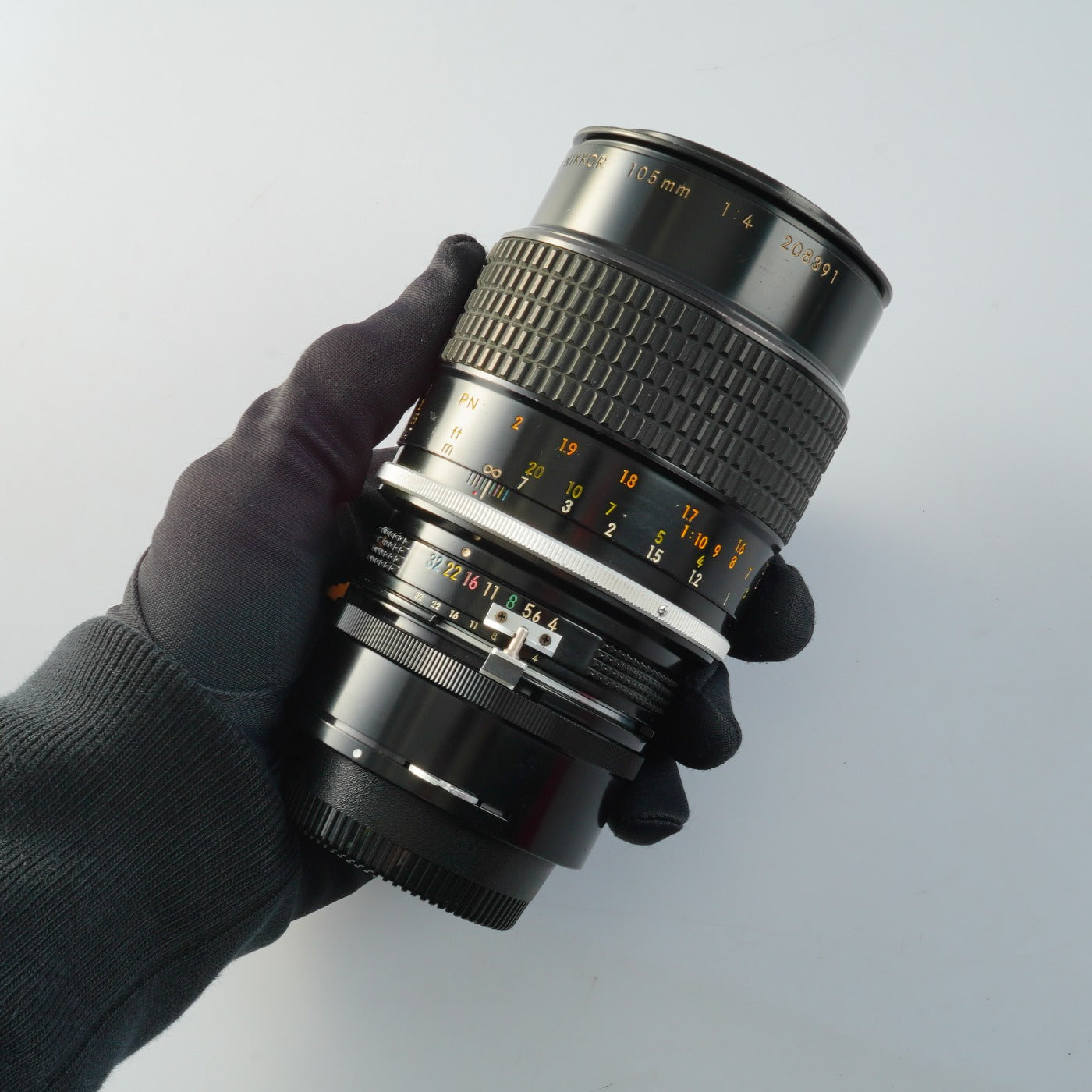 Nikon 非Ai Micro-NIKKOR 105mm F/4 + PK-3 27.5 単焦点レンズ