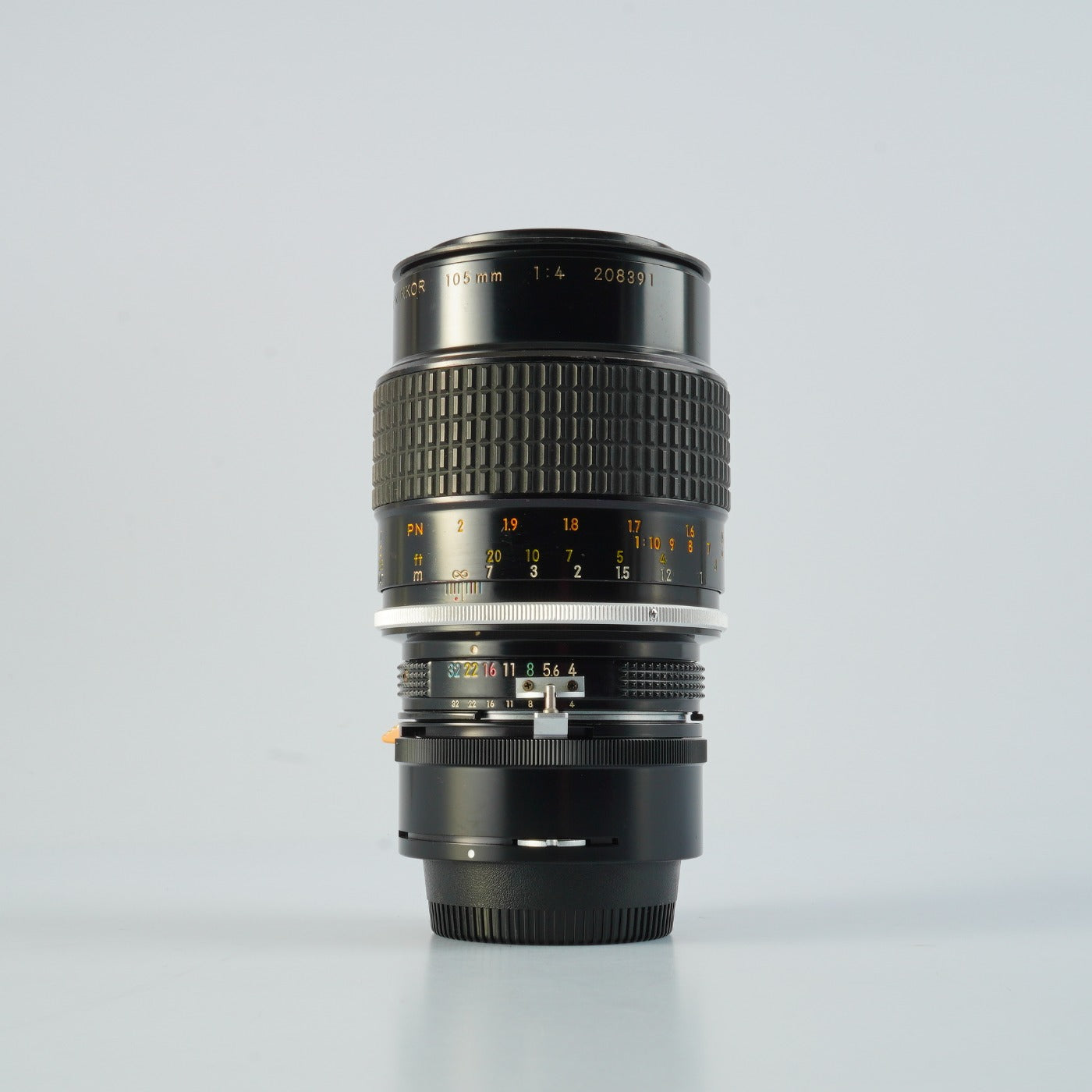 Nikon 非Ai Micro-NIKKOR 105mm F/4 + PK-3 27.5 単焦点レンズ