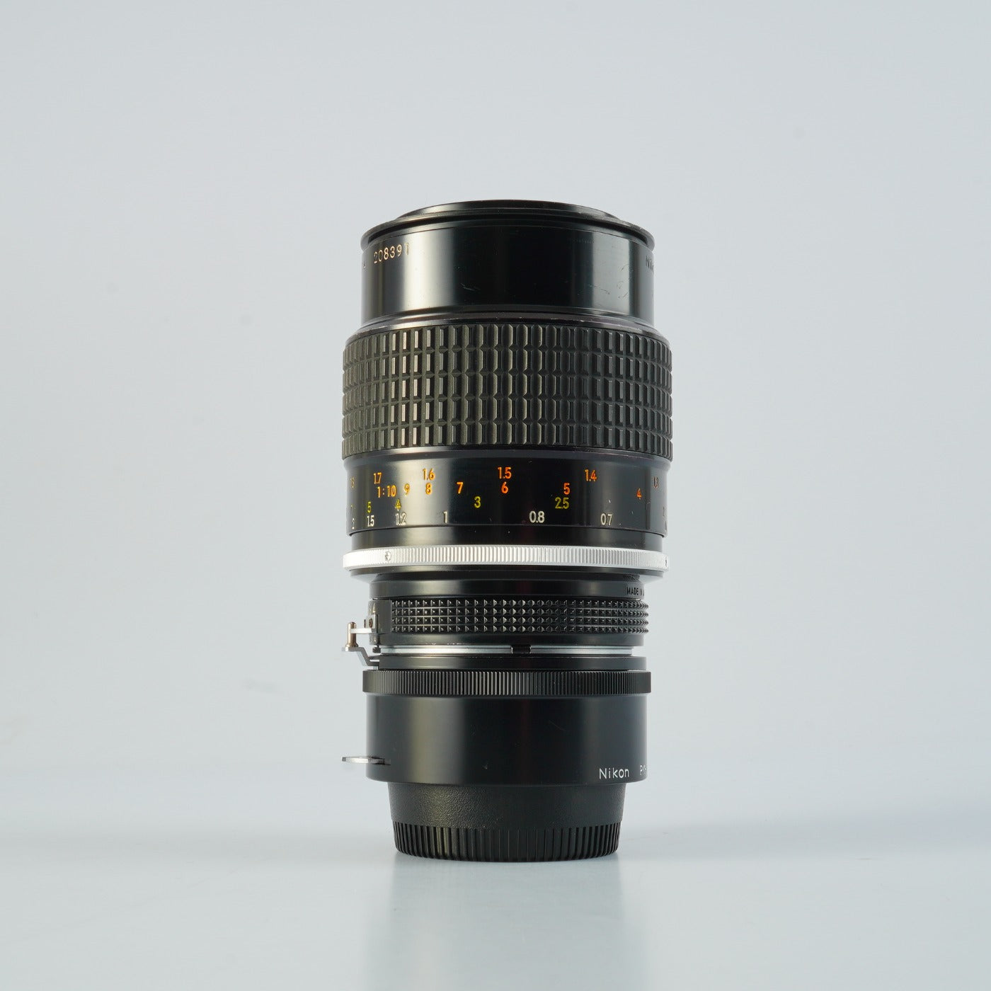 Nikon 非Ai Micro-NIKKOR 105mm F/4 + PK-3 27.5 単焦点レンズ