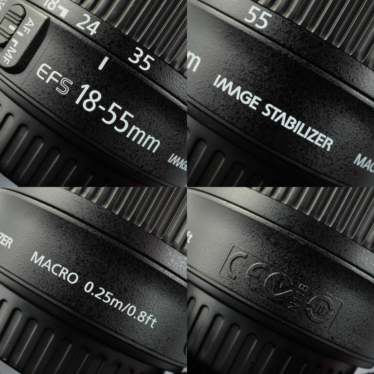 Canon EF-S 18-55mm F/3.5-5.6 IS STM ズームレンズ