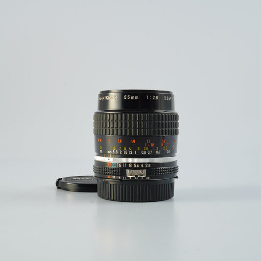 Nikon Ai-S Micro NIKKOR 55mm F/2.8 単焦点レンズ