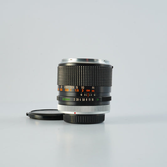 Canon FD 35mm F/2 Concave "O" 単焦点レンズ
