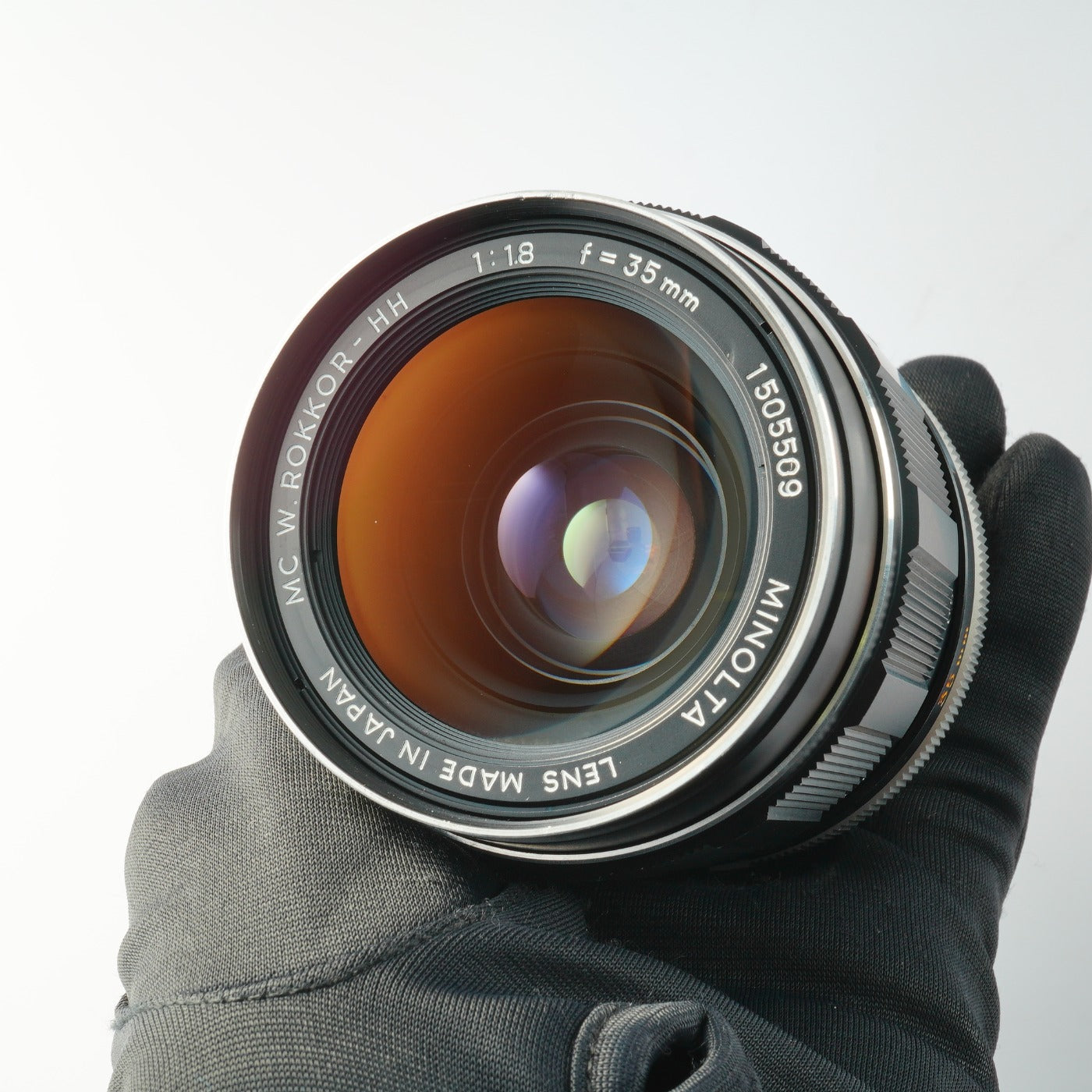 MINOLTA MC W.ROKKOR HH 35mm F/1.8 単焦点レンズ