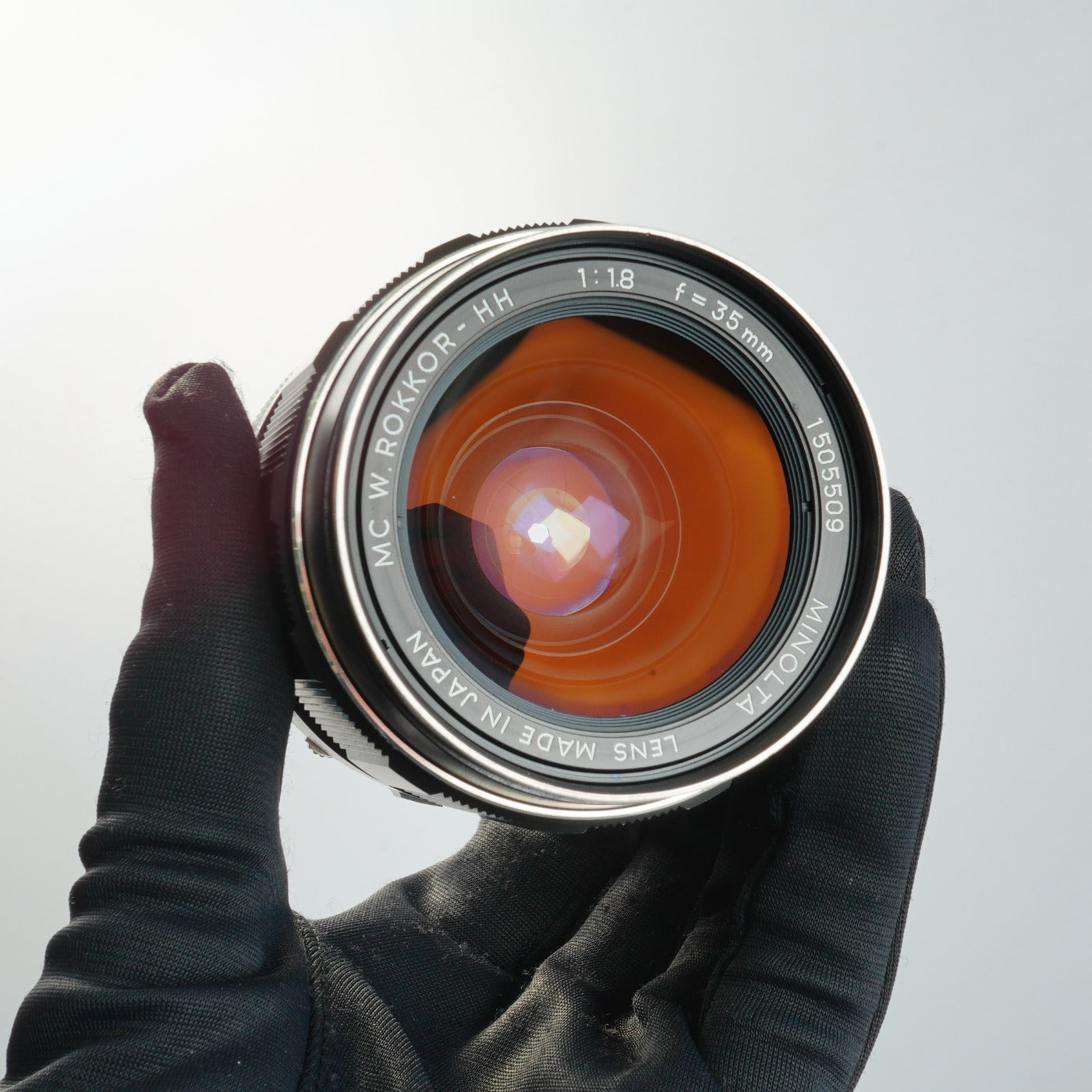 MINOLTA MC W.ROKKOR HH 35mm F/1.8 単焦点レンズ