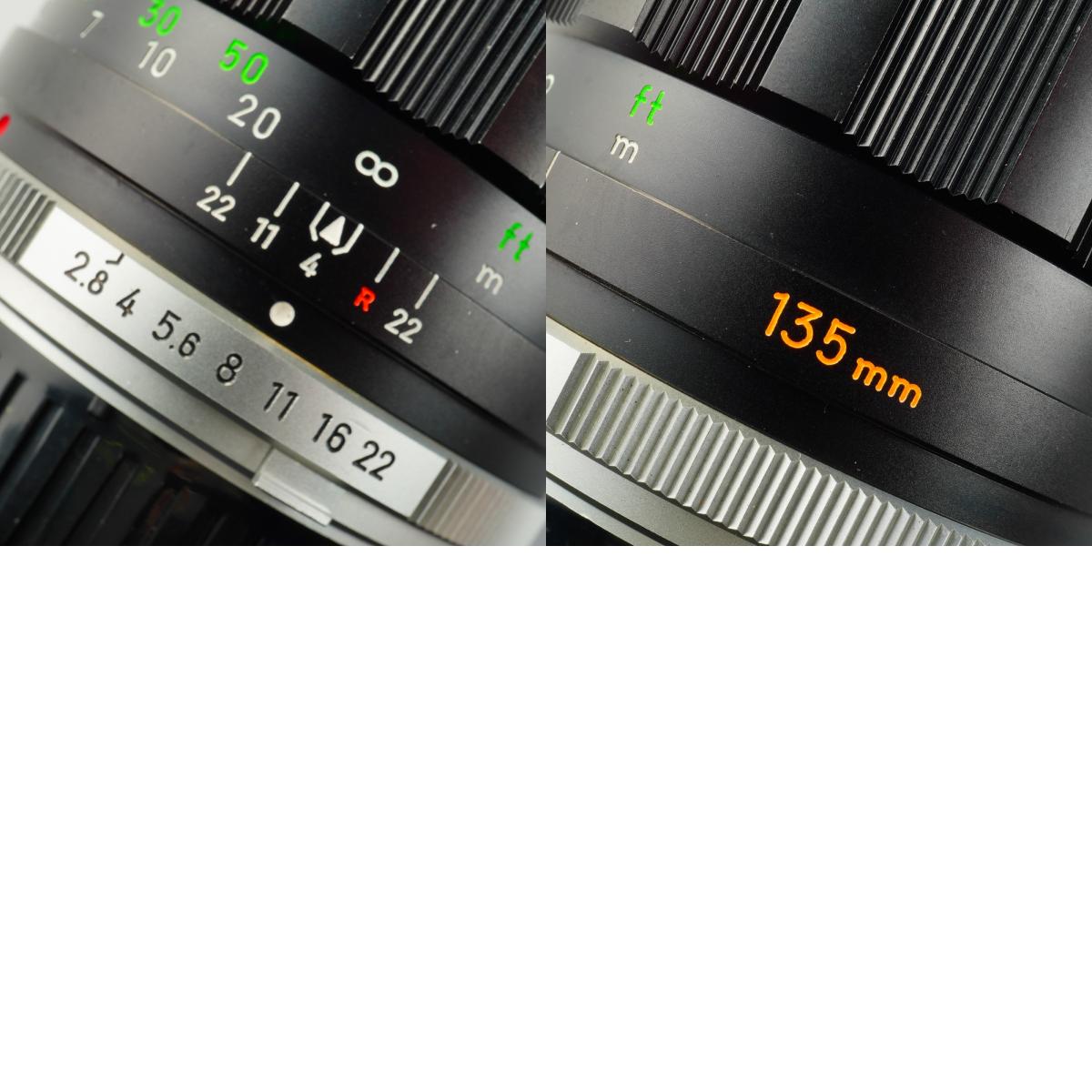 MINOLTA MC TELE ROKKOR PF 135mm F/2.8 単焦点レンズ