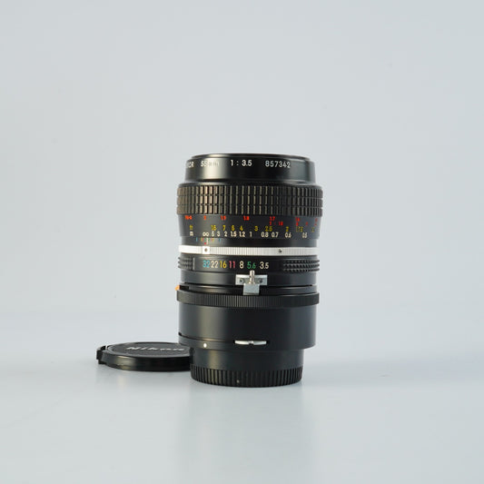 Nikon 非Ai Micro-NIKKOR 55mm F/3.5 + PK-3 27.5 Extension マクロレンズ
