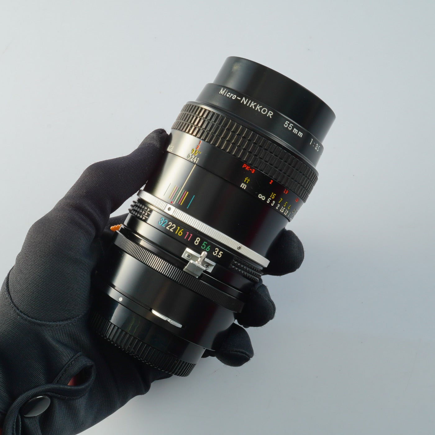 Nikon 非Ai Micro-NIKKOR 55mm F/3.5 + PK-3 27.5 Extension マクロレンズ