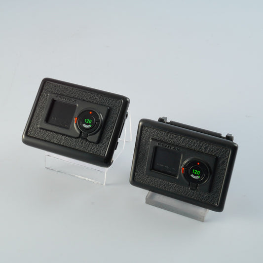 PENTAX 2 Piece 120 フィルムバック Holder For 645 カメラ関連アクセサリー