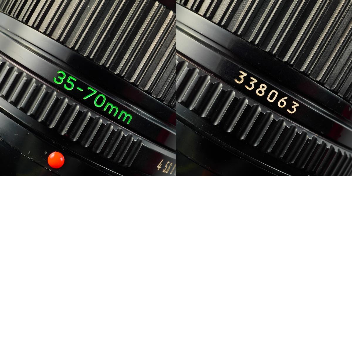 Canon FD 35-70mm F/4 ズームレンズ