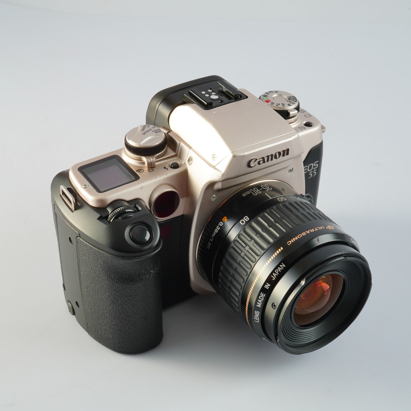 Canon EOS 55 (ELAN II) Gold ＋ EF 35-80mm F/4-5.6 USM AF フィルム一眼レフカメラ