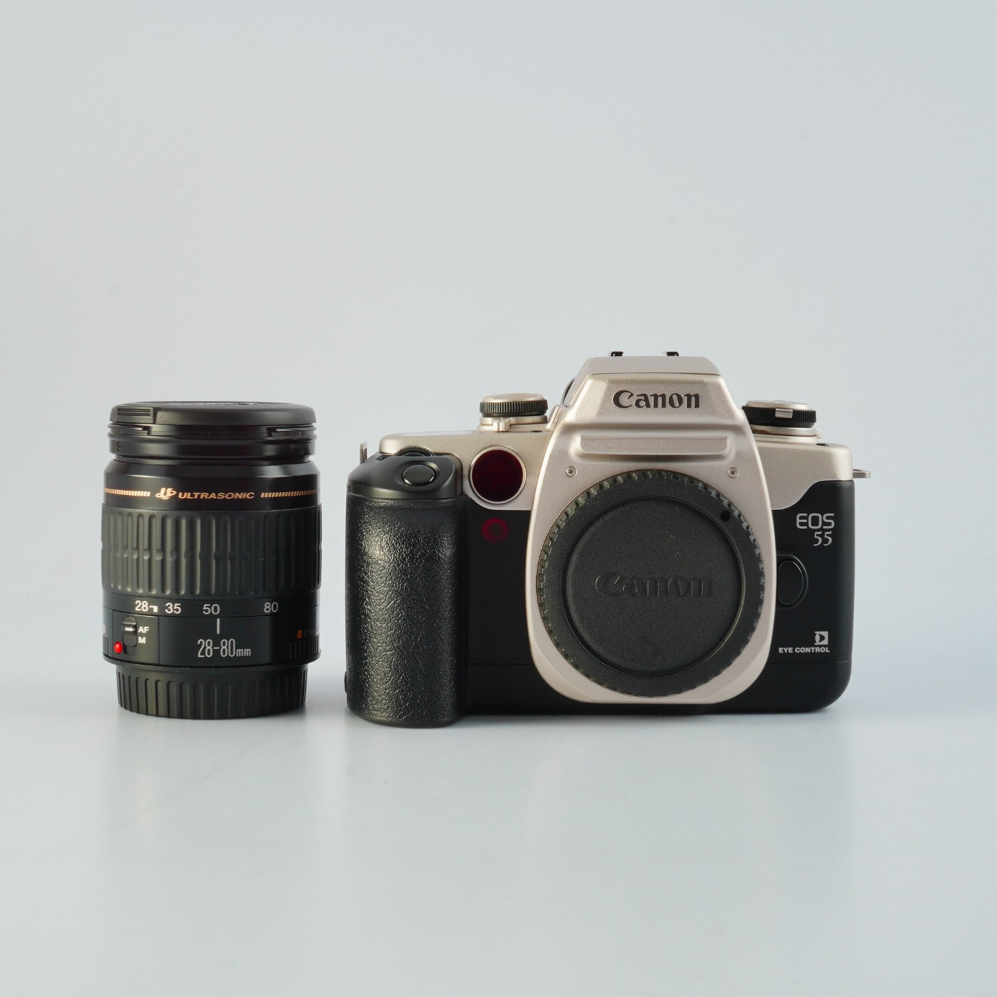 Canon EOS 55 (ELAN II) Gold ＋ EF 28-80mm F/3.5-5.6 Ⅱ USM AF フィルム一眼レフカメラ