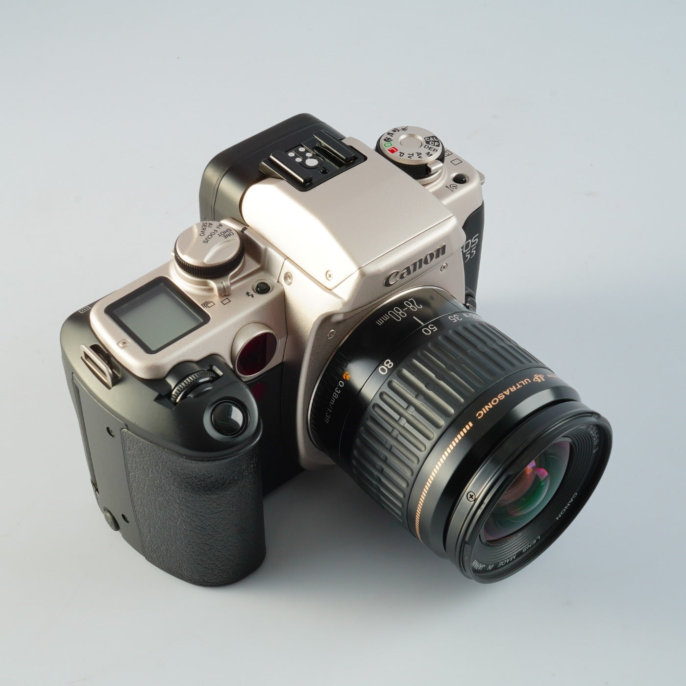 Canon EOS 55 (ELAN II) Gold ＋ EF 28-80mm F/3.5-5.6 Ⅱ USM AF フィルム一眼レフカメラ