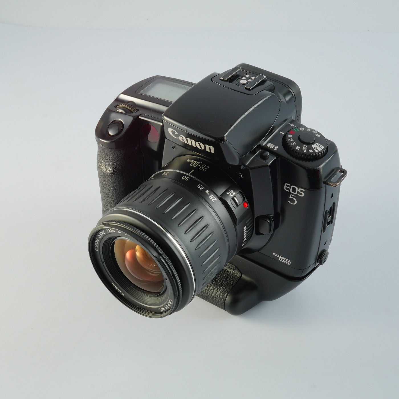 Canon EOS 5 QD + VG-10 + EF 28-90mm F/4-5.6 Ⅲ AF フィルム一眼レフカメラ
