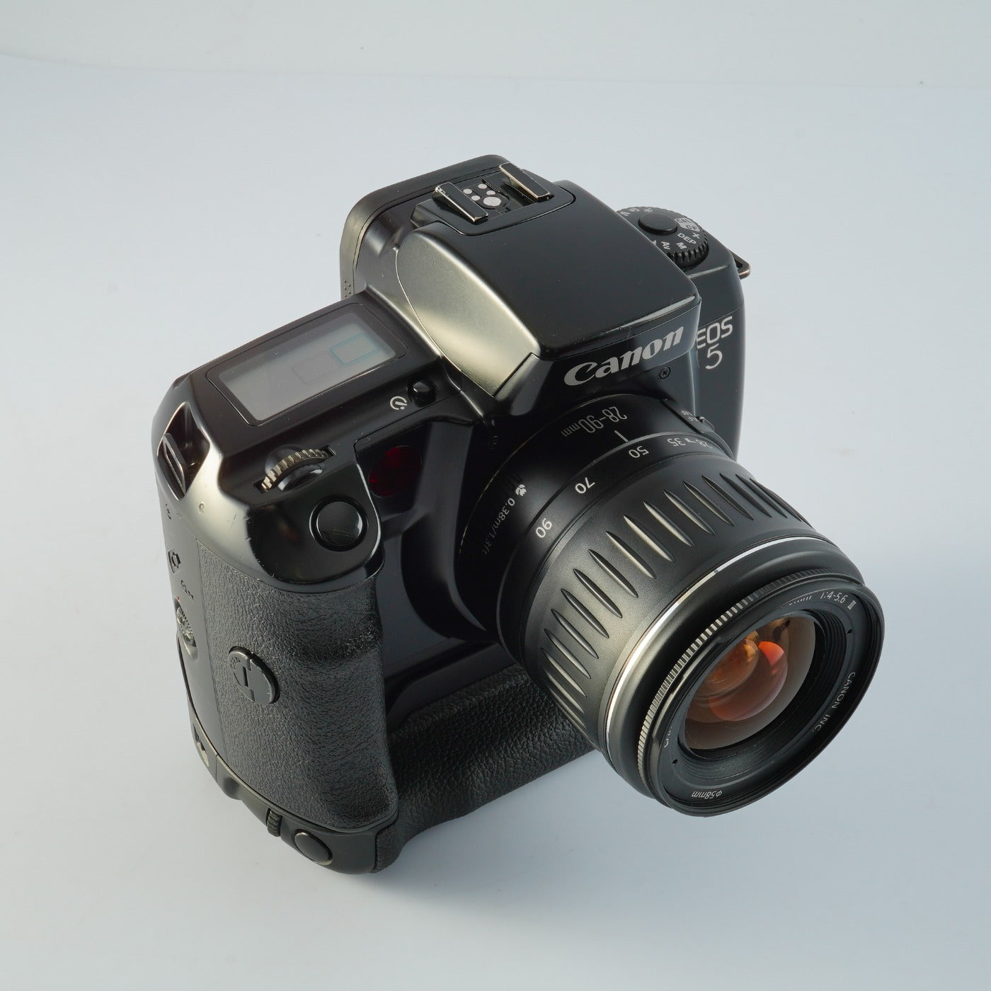 Canon EOS 5 QD + VG-10 + EF 28-90mm F/4-5.6 Ⅲ AF フィルム一眼レフカメラ