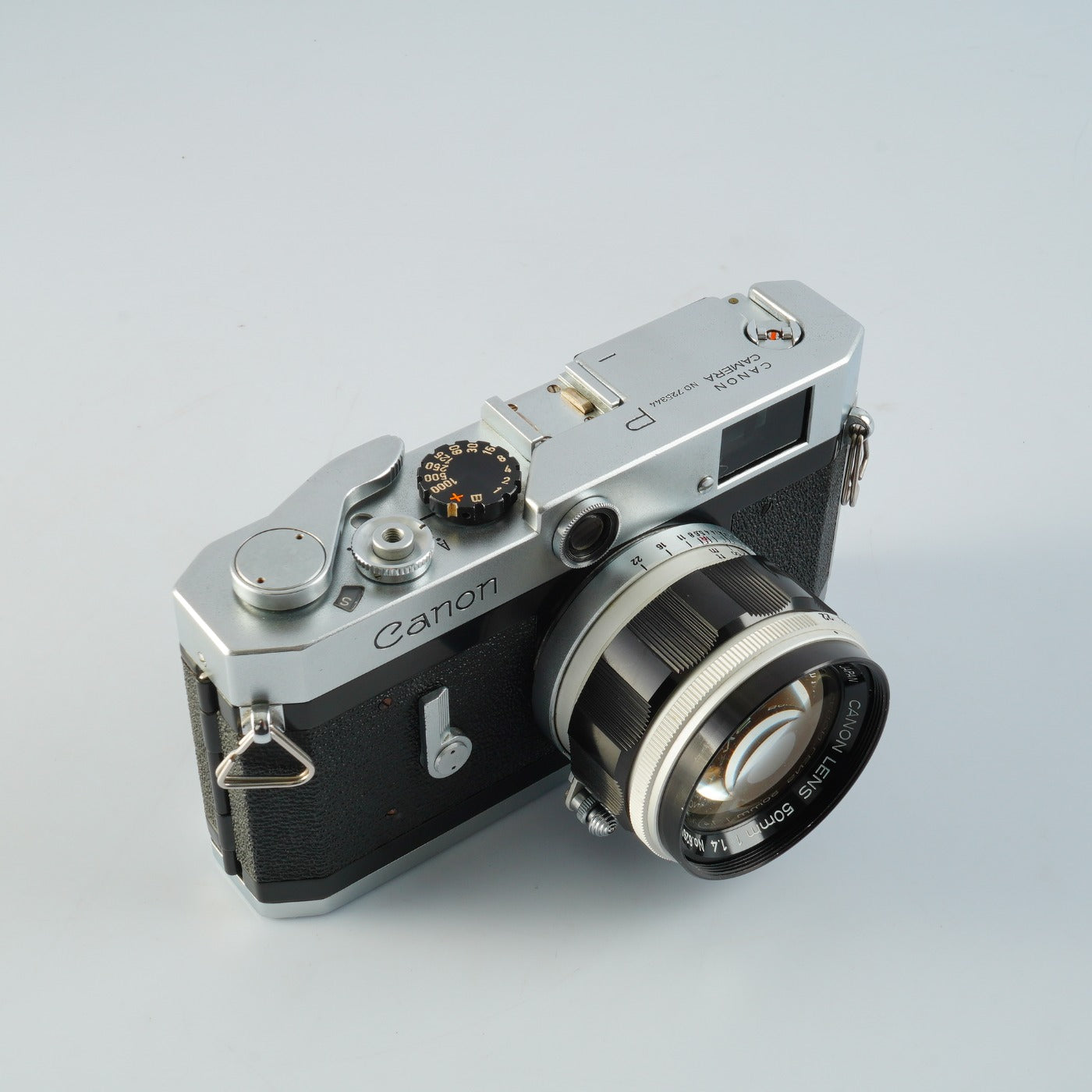 【SERVICED & TESTED】 Canon P + 50mm F/1.4 レンジファインダーフィルムカメラ