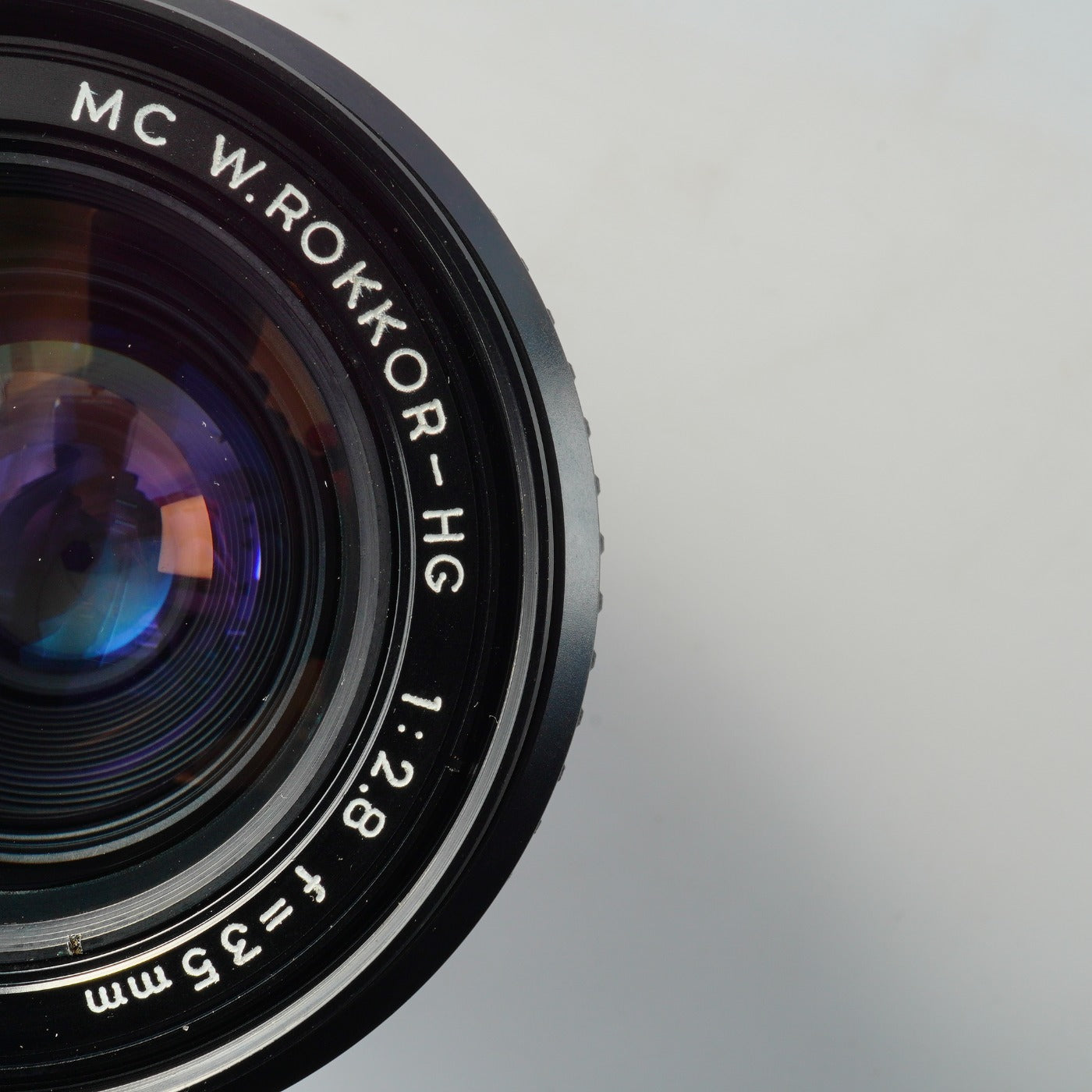 MINOLTA MC W.ROKKOR-HG 35mm F/2.8 単焦点レンズ
