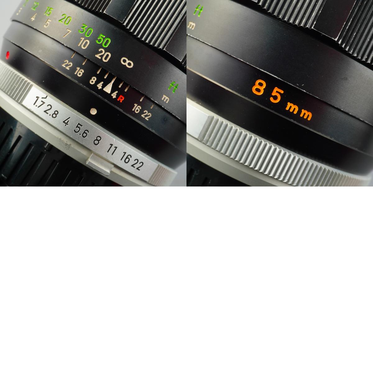 MINOLTA MC ROKKOR-PF 85mm F/1.7 単焦点レンズ