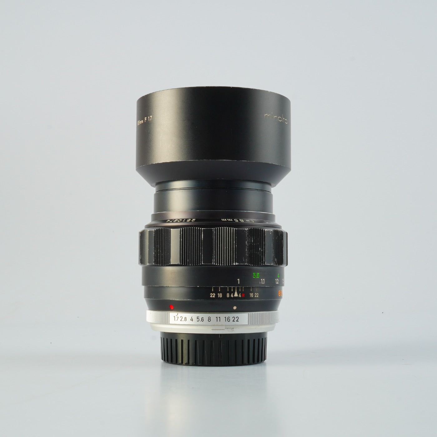 MINOLTA MC ROKKOR-PF 85mm F/1.7 単焦点レンズ