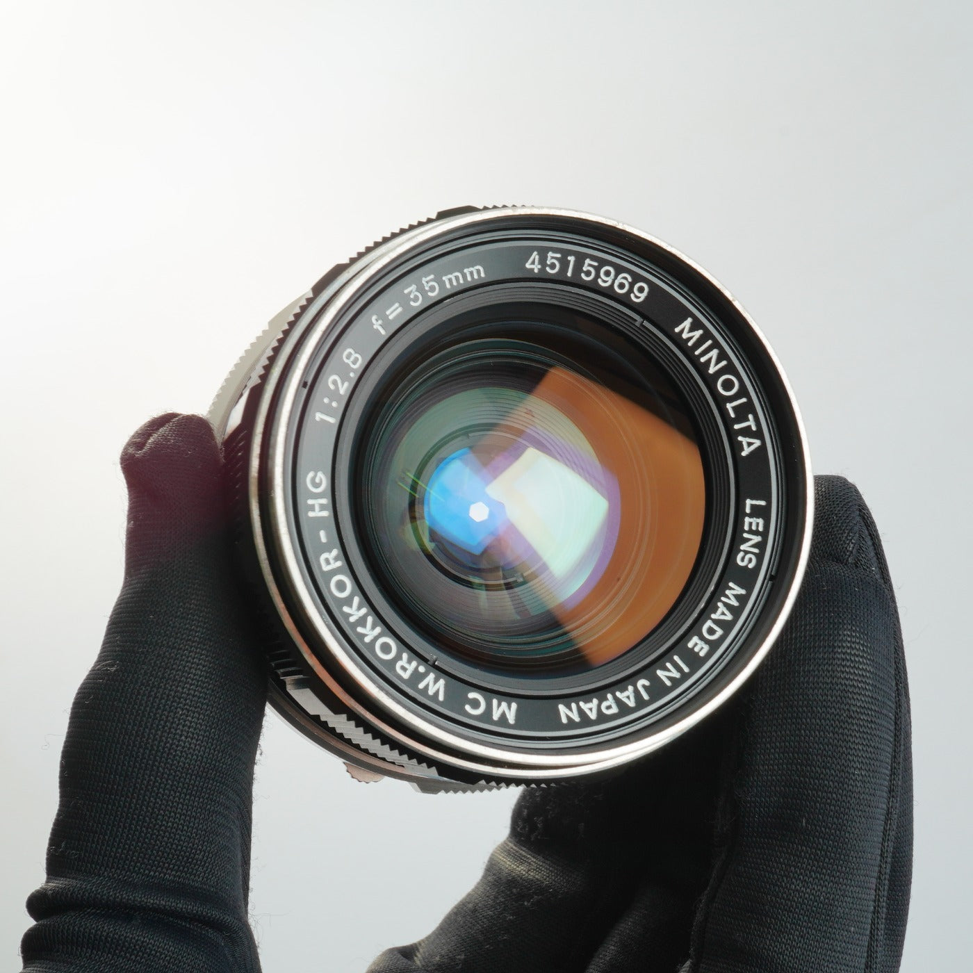 MINOLTA MC W.ROKKOR-HG 35mm F/2.8 単焦点レンズ