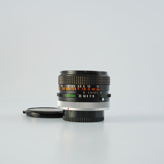 Canon FD 28mm F/3.5 S.C. "O" 単焦点レンズ