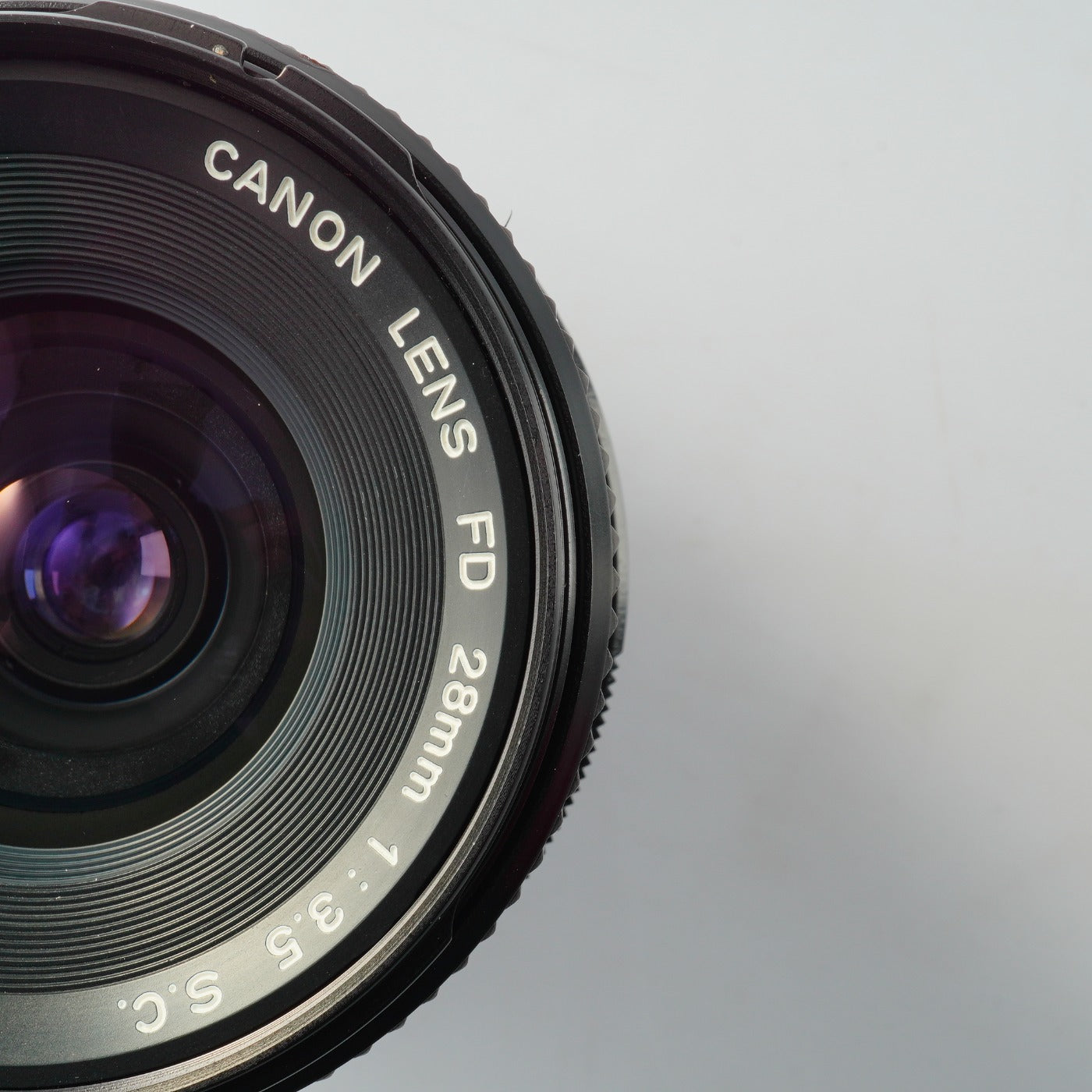Canon FD 28mm F/3.5 S.C. "O" 単焦点レンズ