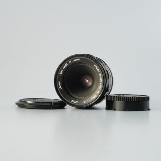 Canon FL 50mm F3.5 Macro 単焦点レンズ