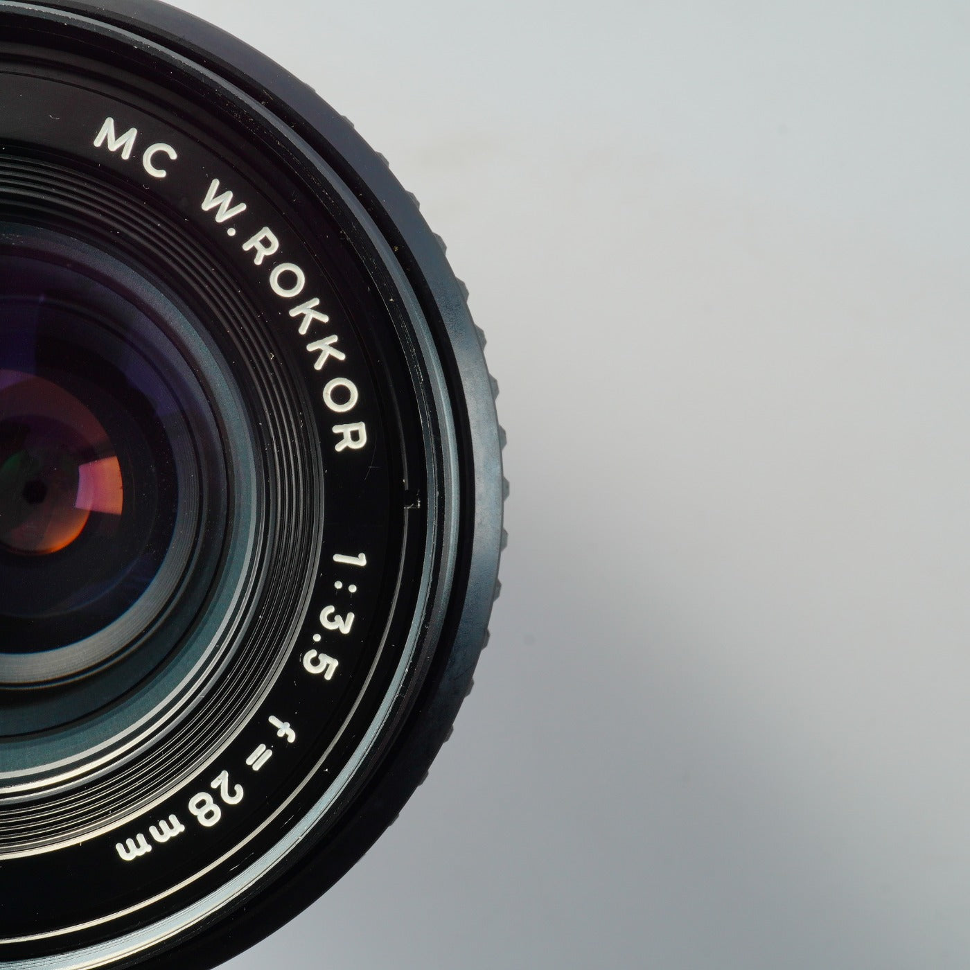 MINOLTA MC W.ROKKOR 28mm F/3.5 単焦点レンズ