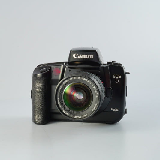 Canon EOS 5 QD + EF 28-80mm F/3.5-5.6 Ⅲ AF フィルム一眼レフカメラ