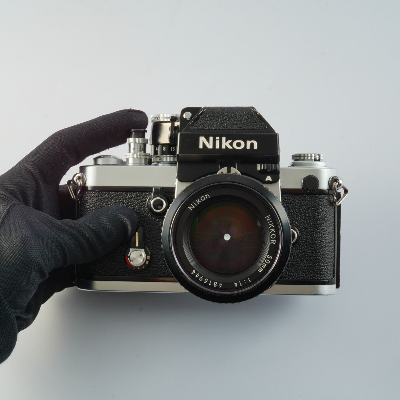【SERVICED】 Nikon F2 Photomic A DP-11 Silver + NIKKOR Ai 50mm F/1.4 MF フィルム一眼レフカメラ