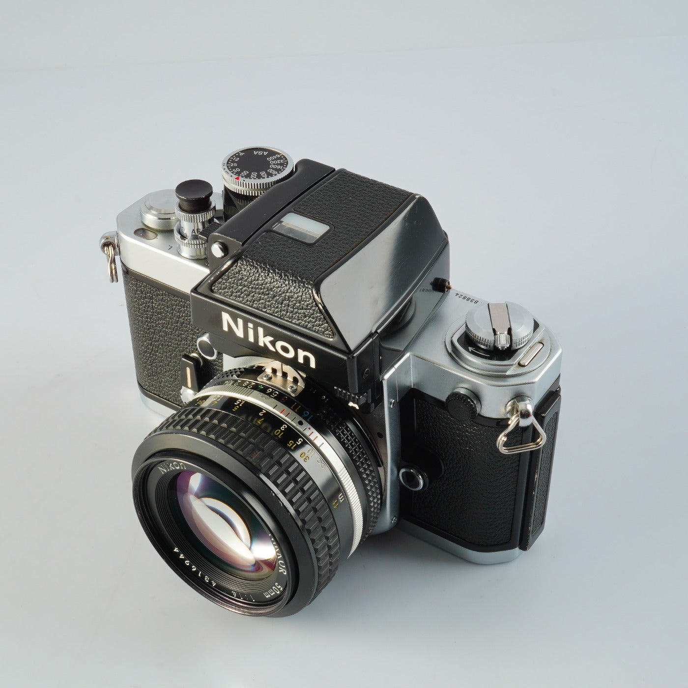 【SERVICED】 Nikon F2 Photomic A DP-11 Silver + NIKKOR Ai 50mm F/1.4 MF フィルム一眼レフカメラ