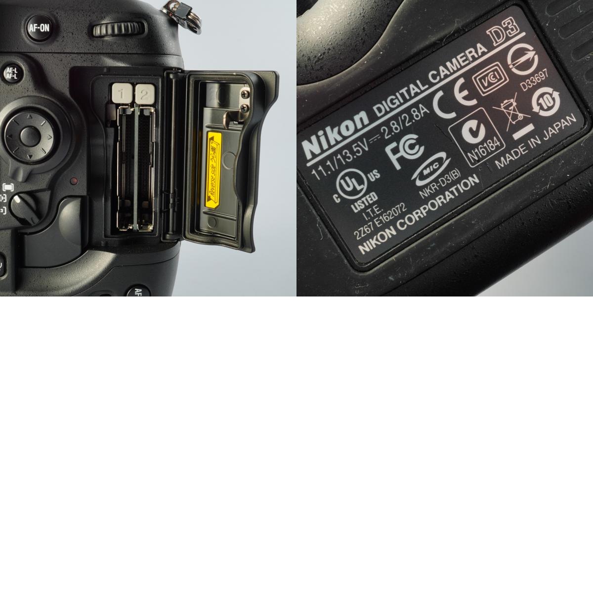 Nikon D3 デジタル一眼レフカメラ