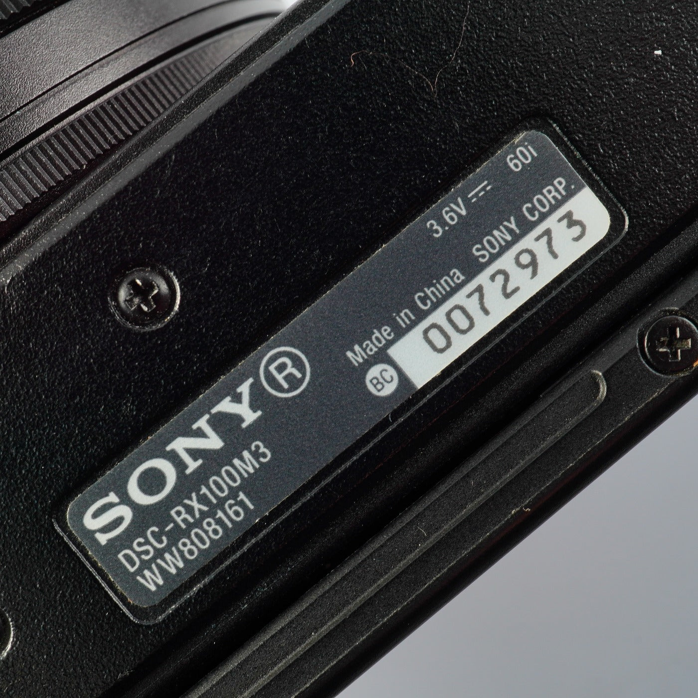 SONY Cyber Shot DSC RX100 M3 Mark III 20.1MP コンパクトデジタルカメラ