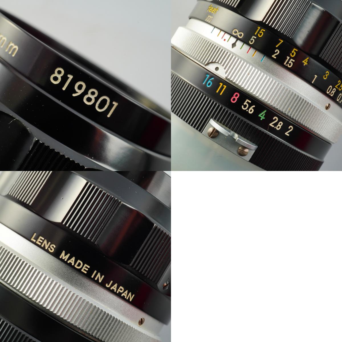 Nikon 非Ai Nikkor-O Auto 35mm F/2 単焦点レンズ