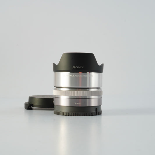 SONY E 16mm F/2.8 SEL16F28 + Ultra Wide Converter x0.75 単焦点レンズ