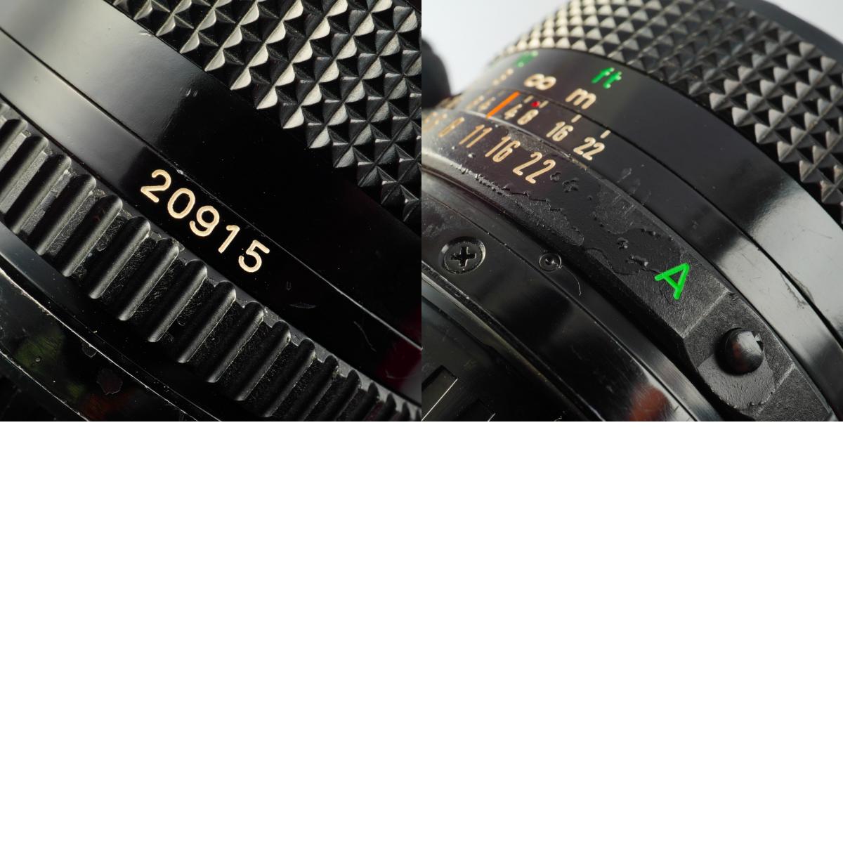 【ジャンク】 Canon New FD 35mm F/2.8 単焦点レンズ