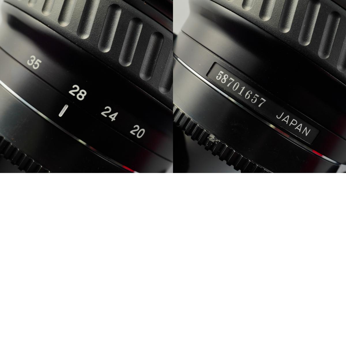 MINOLTA AF Zoom 20-35mm F/3.5-4.5 ズームレンズ