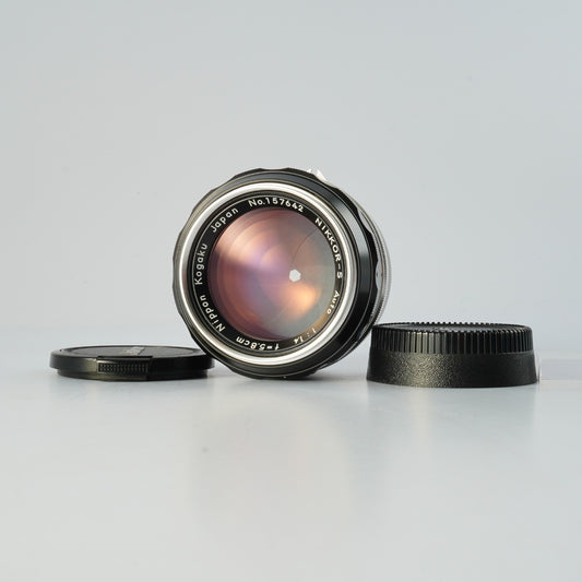 Nikon 非Ai Nikkor-S Auto 5.8cm 58mm F/1.4 PAT PEND 単焦点レンズ